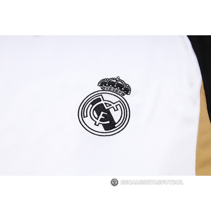 Chandal del Real Madrid Manga Corta 23-24 Blanco - Pantalon Corto